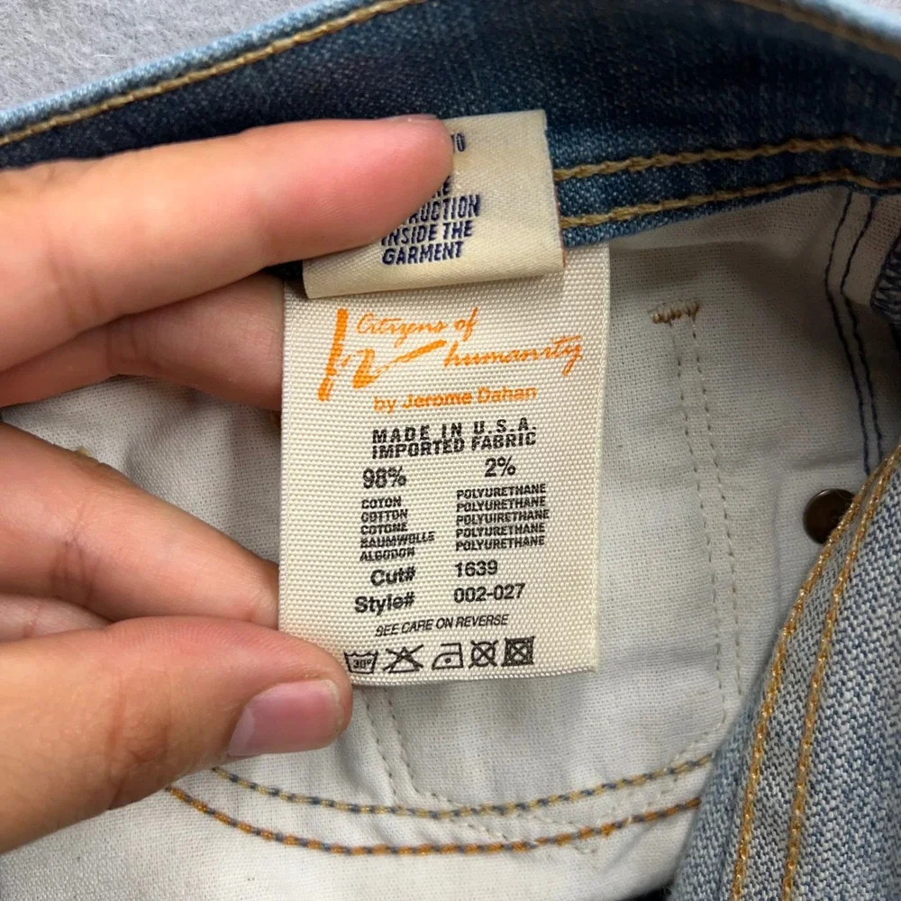 Citizens of Humanity Ingrid 002 Low Waist Flare Jeans Light Wash Size 29 USA